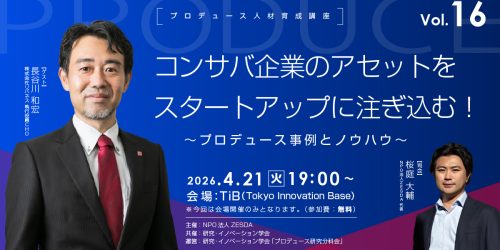 プロデュース人材育成講座 Vol.16 アーカイブ視聴 申込み